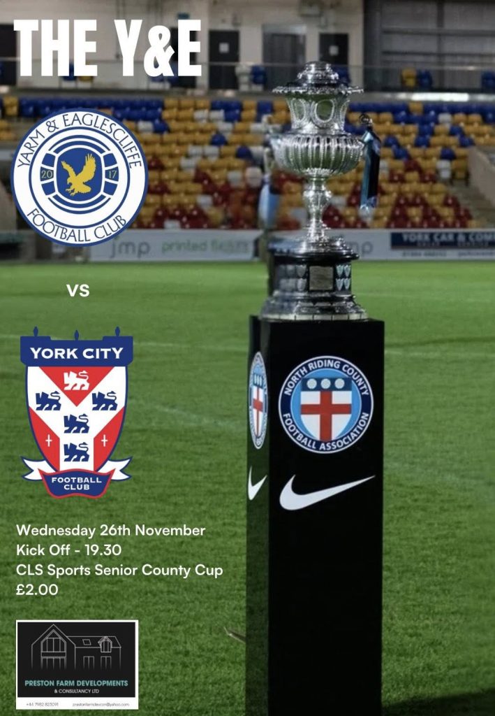 Printed Match Programme on Sale £2