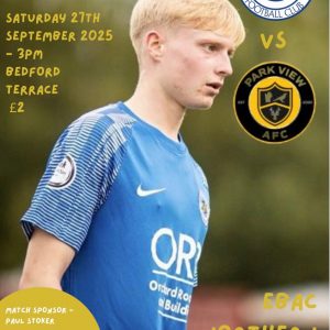 Y&E v Park View AFC Match Programme