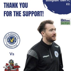 Y&E v Billingham Town Match Programme